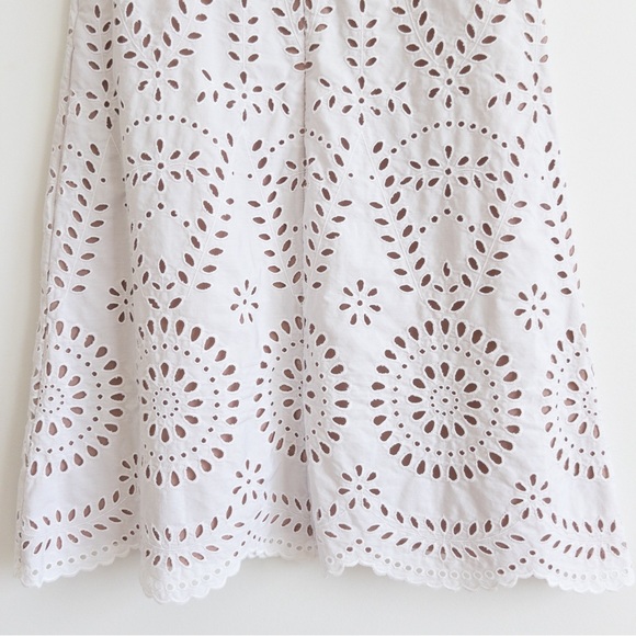 Stella McCartney Aline Broderie Anglaise White Eyelet Dress - Picture 12 of 16